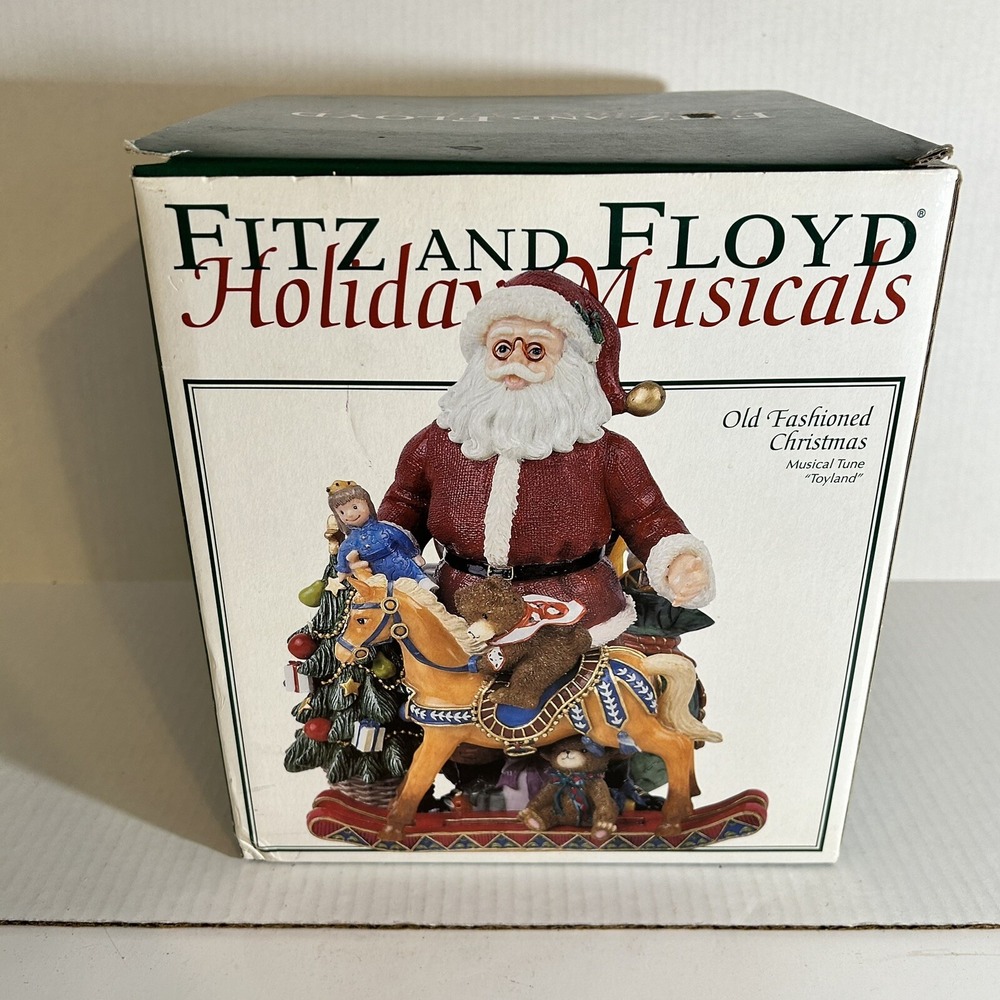 Fitz and Floyd Holiday Musicals "Toyland" Old Fashioned Christmas Test and Works - Picture 3 of 12